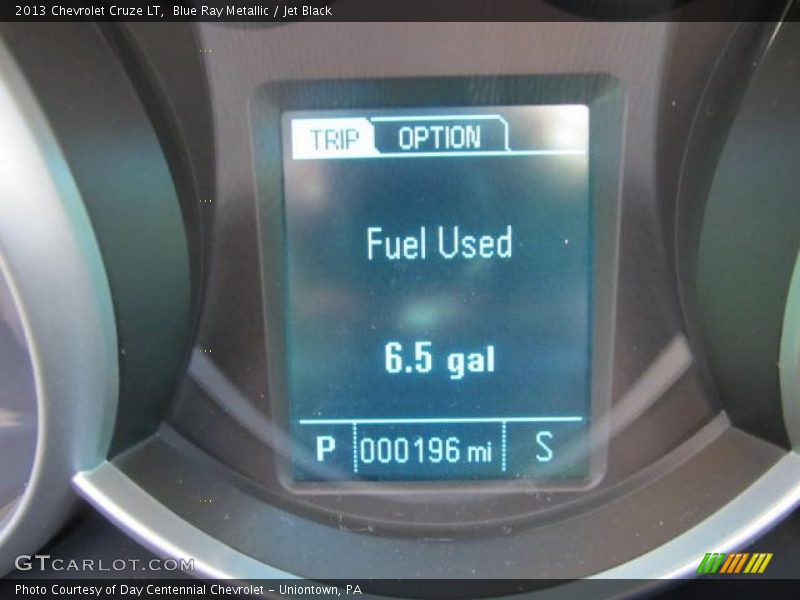 Blue Ray Metallic / Jet Black 2013 Chevrolet Cruze LT