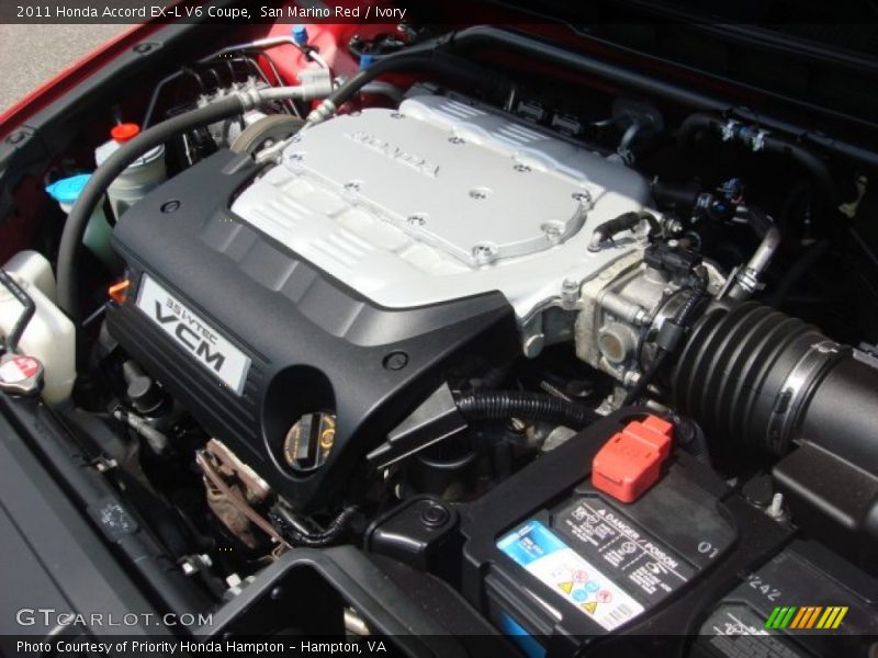 San Marino Red / Ivory 2011 Honda Accord EX-L V6 Coupe