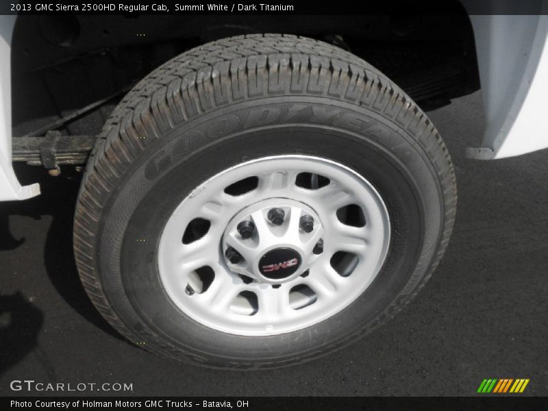 Summit White / Dark Titanium 2013 GMC Sierra 2500HD Regular Cab