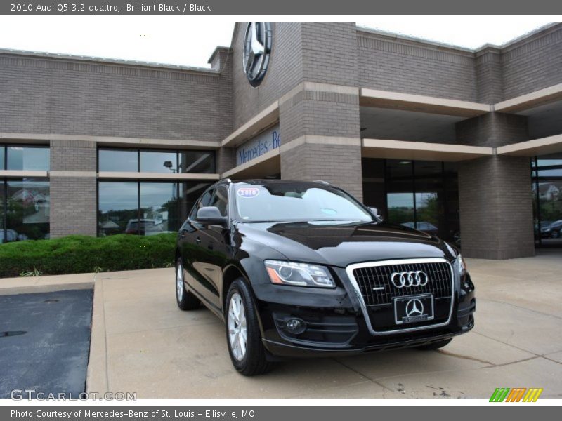Brilliant Black / Black 2010 Audi Q5 3.2 quattro