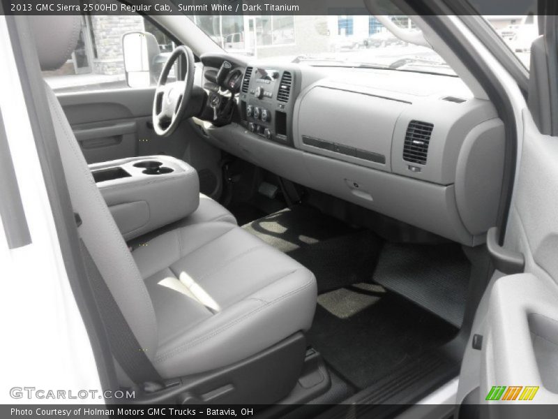 Summit White / Dark Titanium 2013 GMC Sierra 2500HD Regular Cab