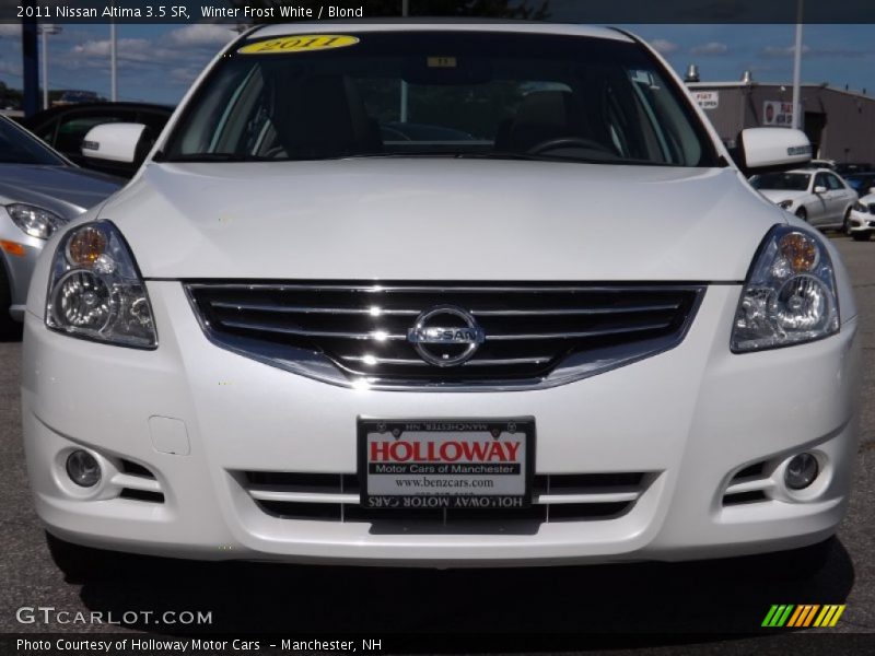 Winter Frost White / Blond 2011 Nissan Altima 3.5 SR