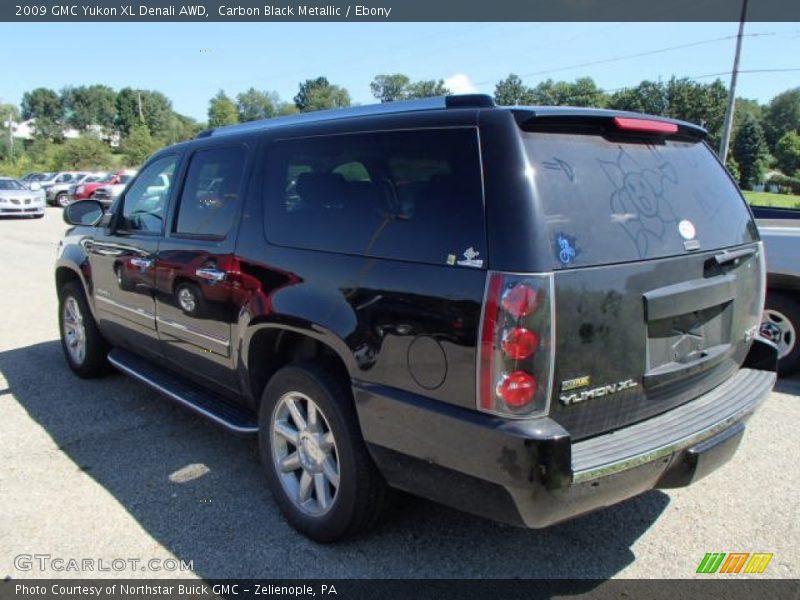 Carbon Black Metallic / Ebony 2009 GMC Yukon XL Denali AWD