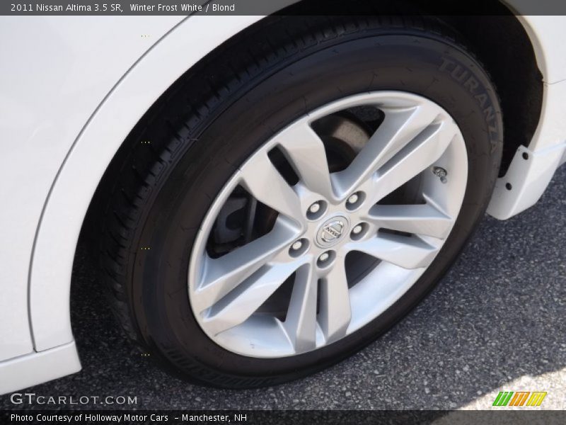 Winter Frost White / Blond 2011 Nissan Altima 3.5 SR