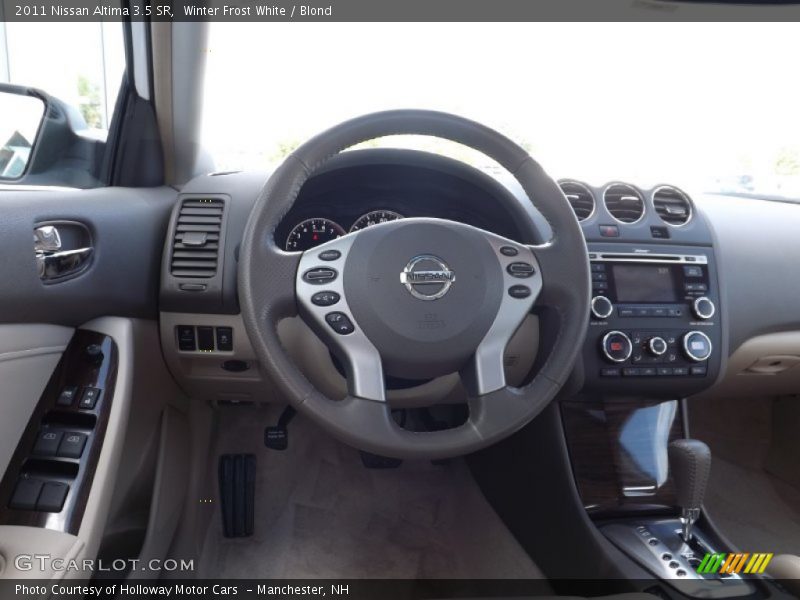 Winter Frost White / Blond 2011 Nissan Altima 3.5 SR