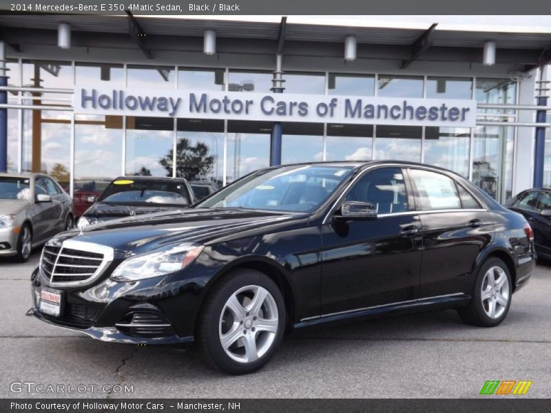 Black / Black 2014 Mercedes-Benz E 350 4Matic Sedan