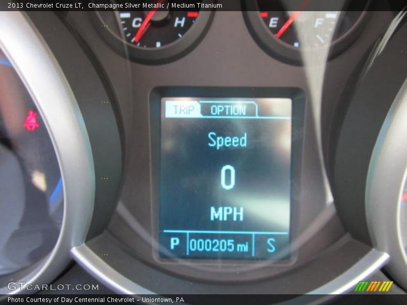 Champagne Silver Metallic / Medium Titanium 2013 Chevrolet Cruze LT