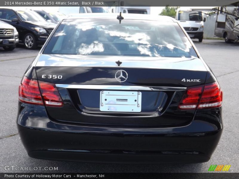 Black / Black 2014 Mercedes-Benz E 350 4Matic Sedan