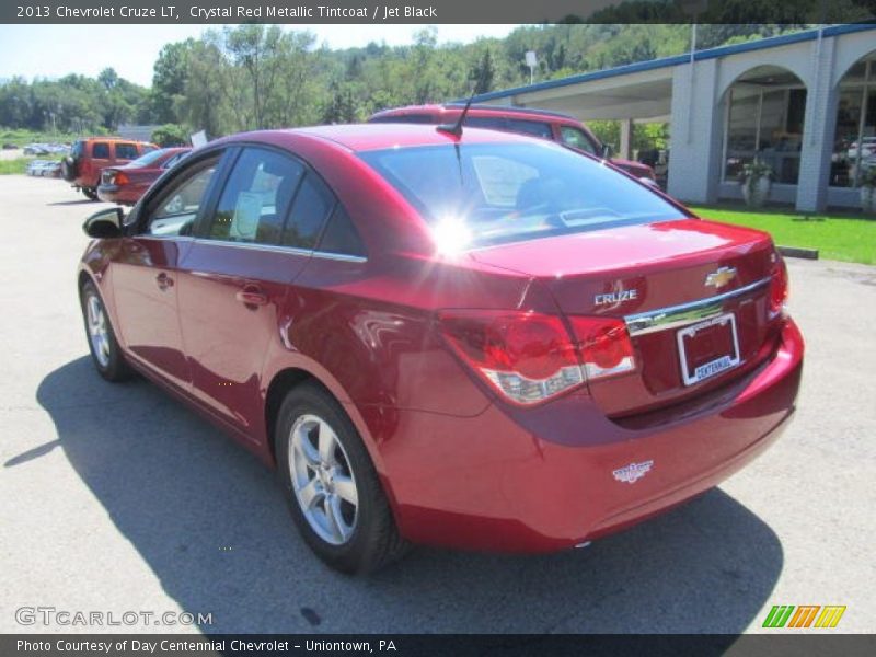 Crystal Red Metallic Tintcoat / Jet Black 2013 Chevrolet Cruze LT