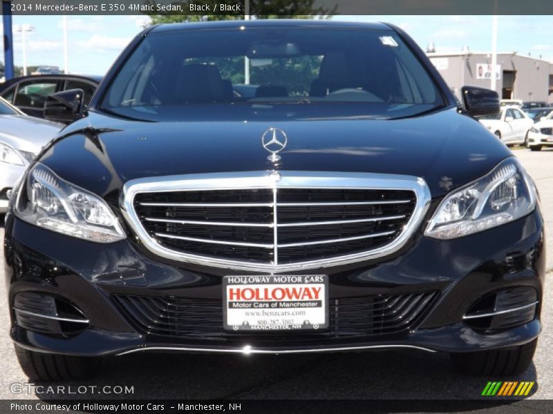 Black / Black 2014 Mercedes-Benz E 350 4Matic Sedan