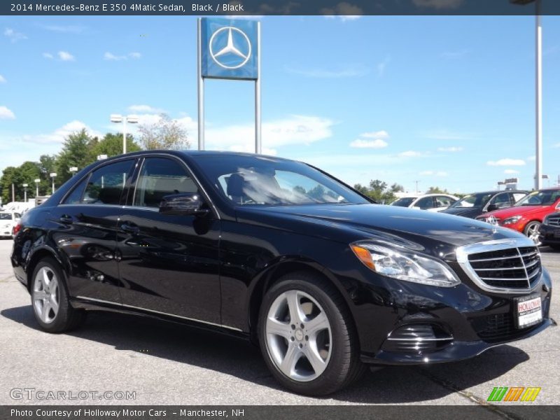 Black / Black 2014 Mercedes-Benz E 350 4Matic Sedan