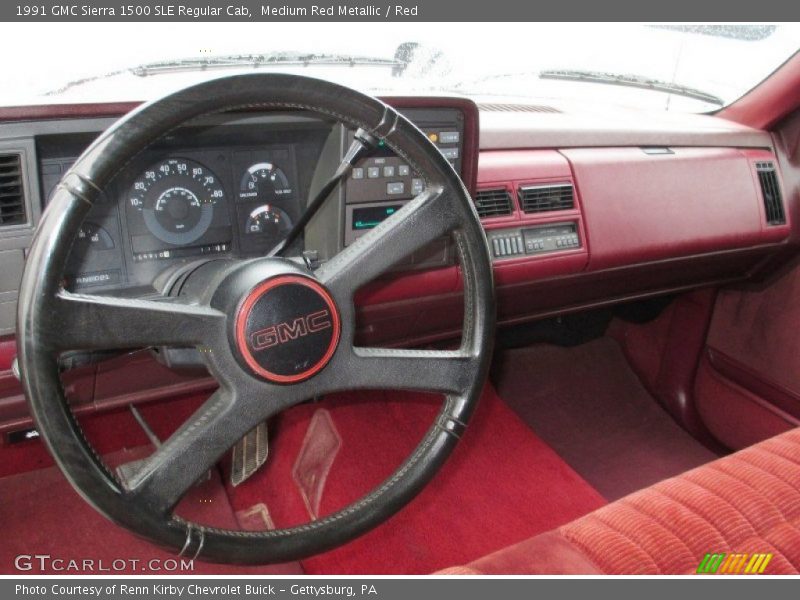 Dashboard of 1991 Sierra 1500 SLE Regular Cab