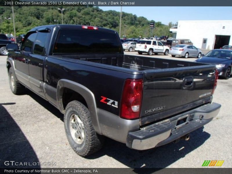 Black / Dark Charcoal 2003 Chevrolet Silverado 1500 LS Extended Cab 4x4