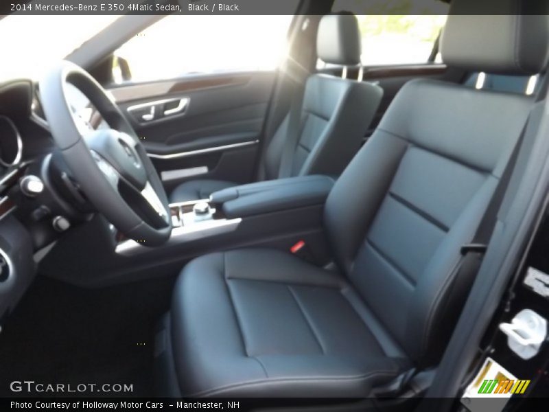 Black / Black 2014 Mercedes-Benz E 350 4Matic Sedan