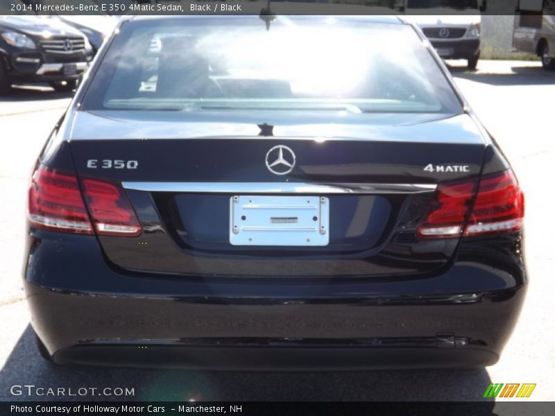 Black / Black 2014 Mercedes-Benz E 350 4Matic Sedan