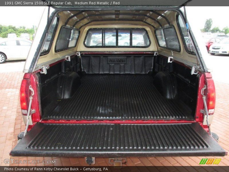 Medium Red Metallic / Red 1991 GMC Sierra 1500 SLE Regular Cab