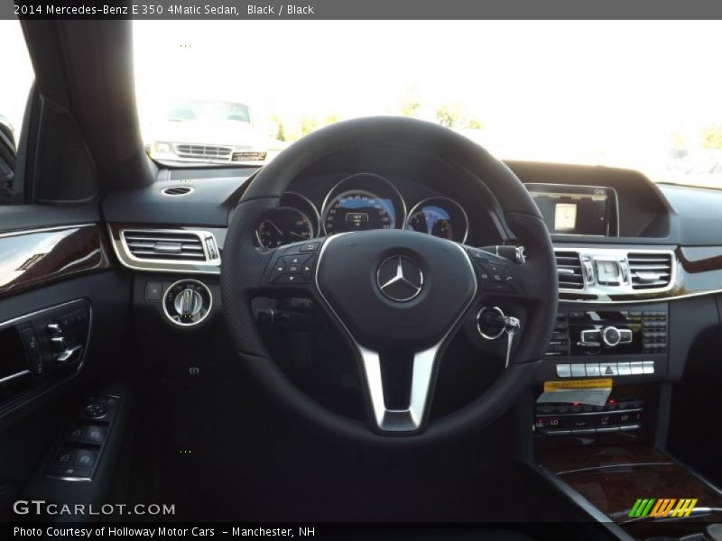 Black / Black 2014 Mercedes-Benz E 350 4Matic Sedan