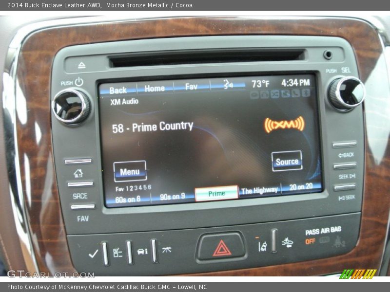 Controls of 2014 Enclave Leather AWD