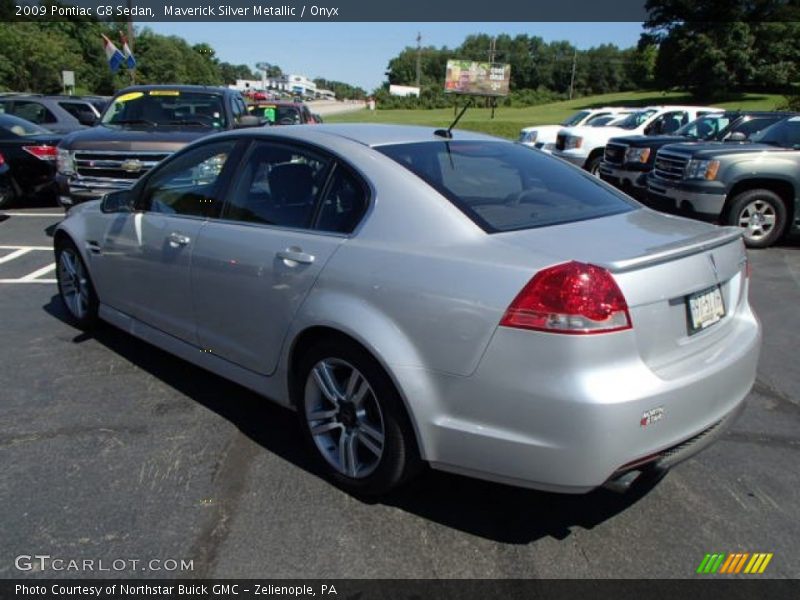 Maverick Silver Metallic / Onyx 2009 Pontiac G8 Sedan