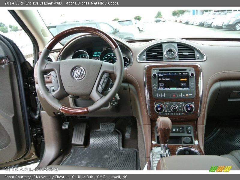 Dashboard of 2014 Enclave Leather AWD