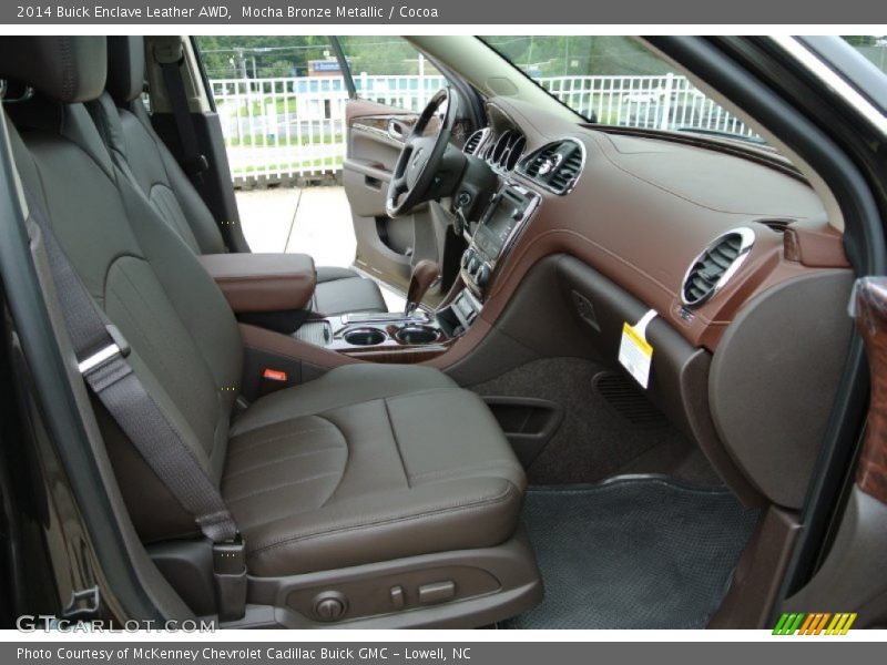 Front Seat of 2014 Enclave Leather AWD