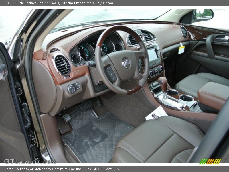 Cocoa Interior - 2014 Enclave Leather AWD 