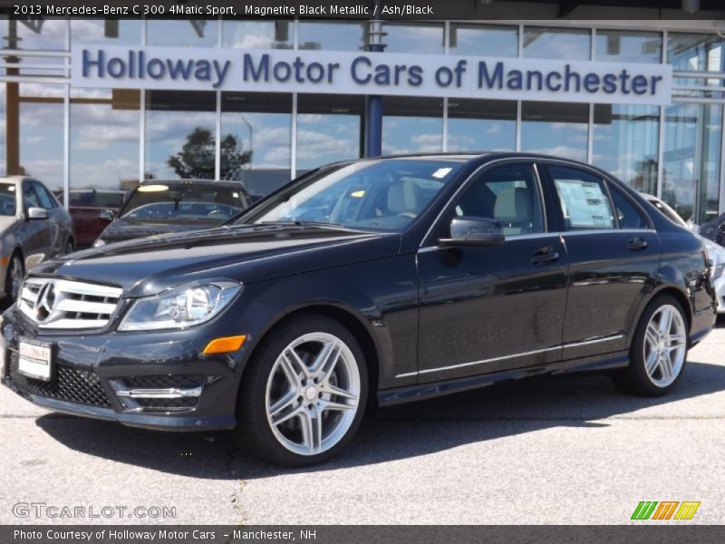Magnetite Black Metallic / Ash/Black 2013 Mercedes-Benz C 300 4Matic Sport