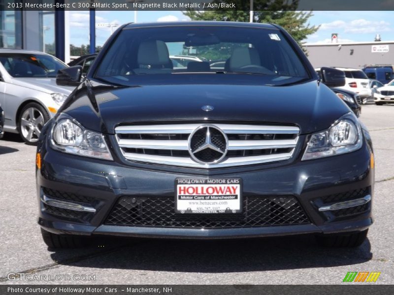 Magnetite Black Metallic / Ash/Black 2013 Mercedes-Benz C 300 4Matic Sport