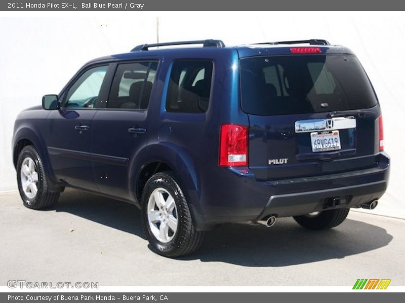 Bali Blue Pearl / Gray 2011 Honda Pilot EX-L