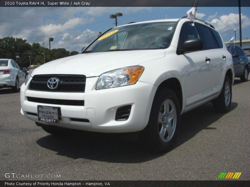 Super White / Ash Gray 2010 Toyota RAV4 I4