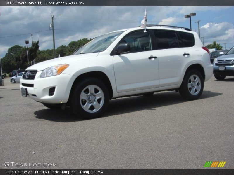 Super White / Ash Gray 2010 Toyota RAV4 I4