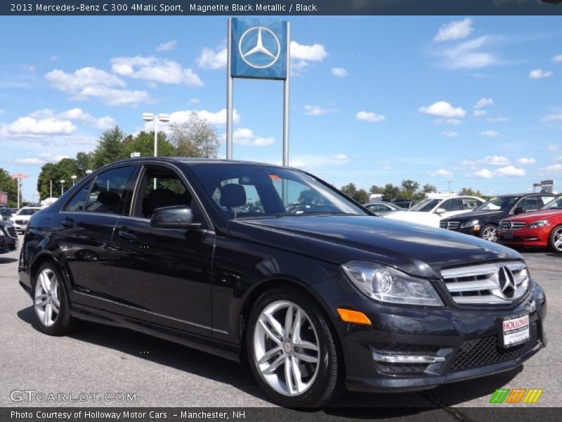 Magnetite Black Metallic / Black 2013 Mercedes-Benz C 300 4Matic Sport