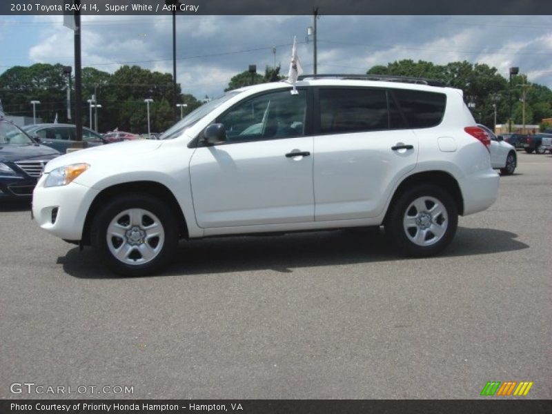 Super White / Ash Gray 2010 Toyota RAV4 I4