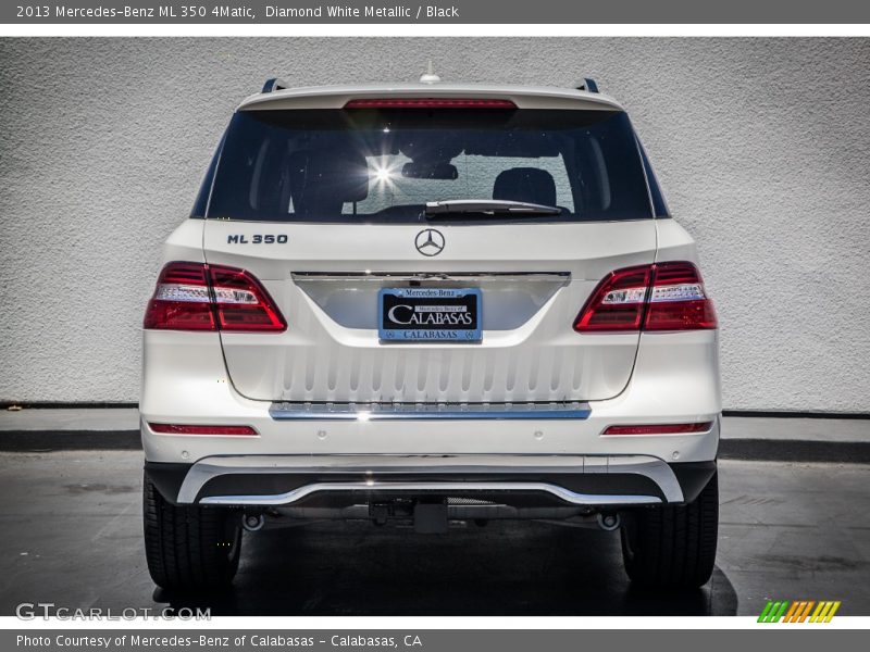 Diamond White Metallic / Black 2013 Mercedes-Benz ML 350 4Matic