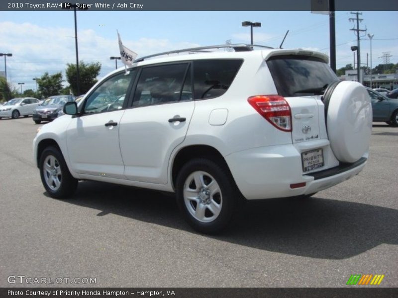Super White / Ash Gray 2010 Toyota RAV4 I4