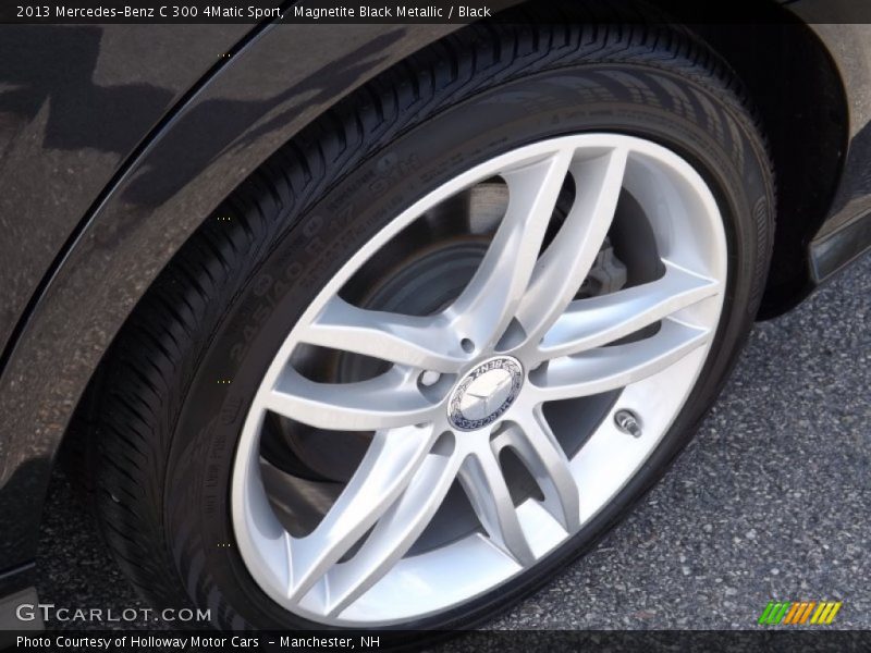 Magnetite Black Metallic / Black 2013 Mercedes-Benz C 300 4Matic Sport