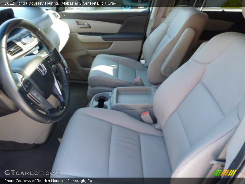 Alabaster Silver Metallic / Gray 2012 Honda Odyssey Touring