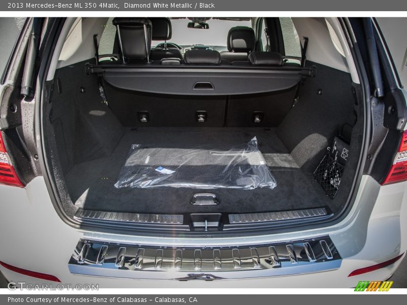 Diamond White Metallic / Black 2013 Mercedes-Benz ML 350 4Matic