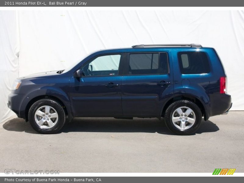 Bali Blue Pearl / Gray 2011 Honda Pilot EX-L