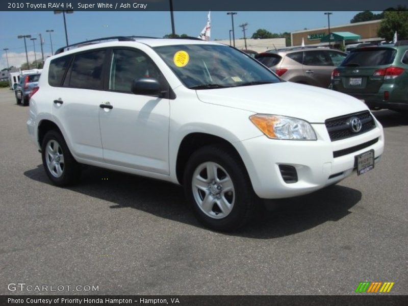 Super White / Ash Gray 2010 Toyota RAV4 I4