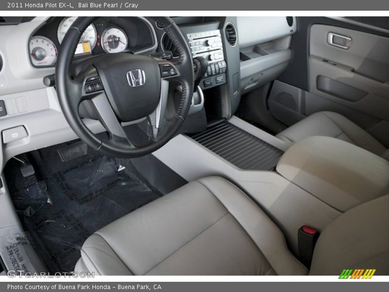 Bali Blue Pearl / Gray 2011 Honda Pilot EX-L