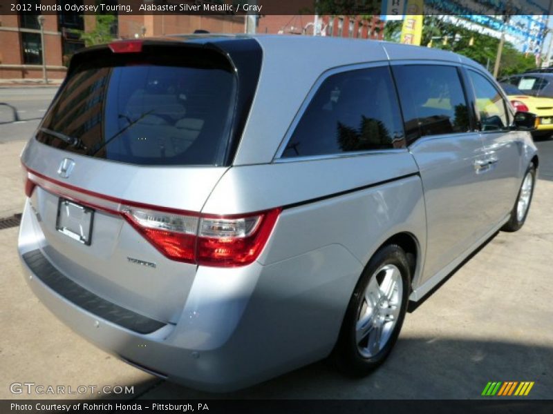 Alabaster Silver Metallic / Gray 2012 Honda Odyssey Touring