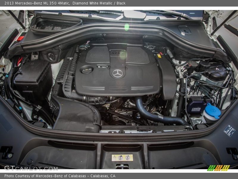 Diamond White Metallic / Black 2013 Mercedes-Benz ML 350 4Matic