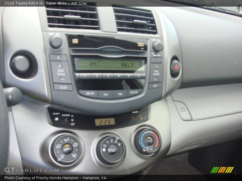 Super White / Ash Gray 2010 Toyota RAV4 I4