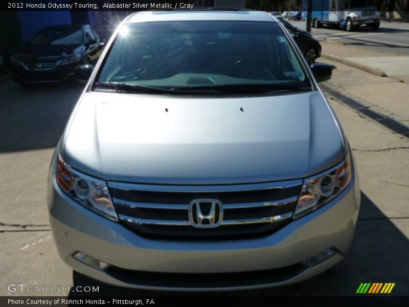 Alabaster Silver Metallic / Gray 2012 Honda Odyssey Touring