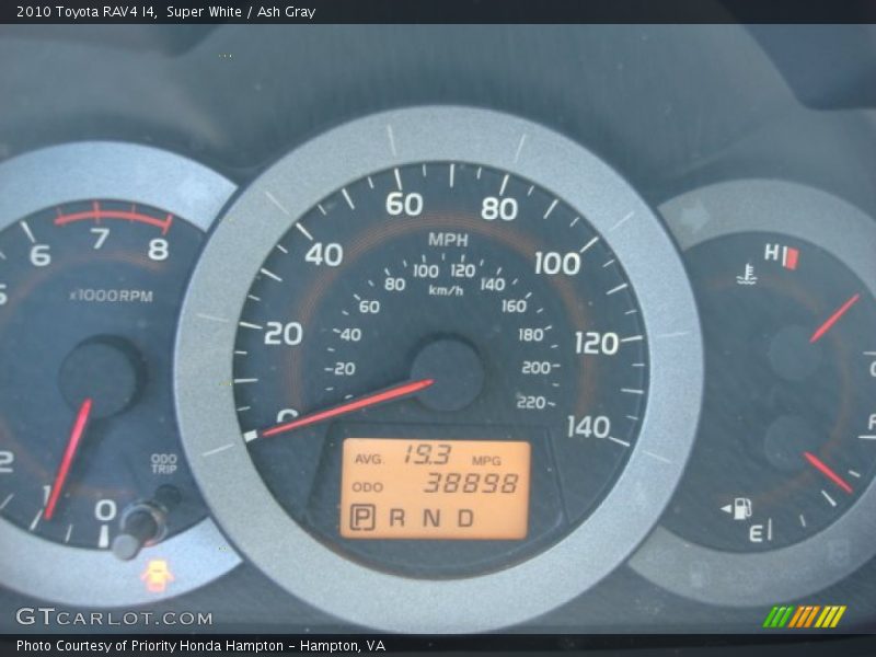 Super White / Ash Gray 2010 Toyota RAV4 I4