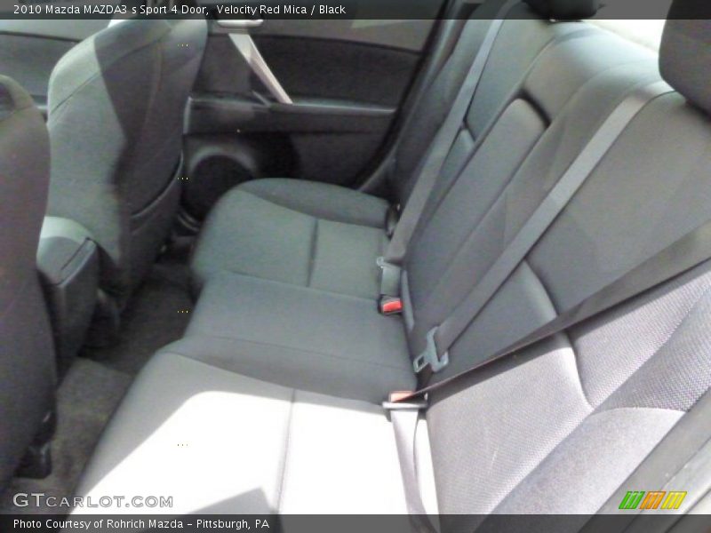 Velocity Red Mica / Black 2010 Mazda MAZDA3 s Sport 4 Door