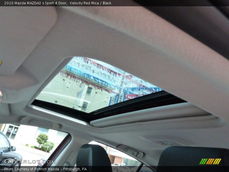 Velocity Red Mica / Black 2010 Mazda MAZDA3 s Sport 4 Door