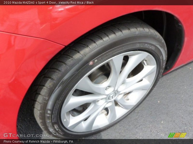 Velocity Red Mica / Black 2010 Mazda MAZDA3 s Sport 4 Door