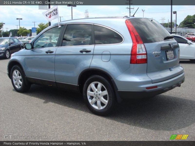 Glacier Blue Metallic / Gray 2011 Honda CR-V SE 4WD